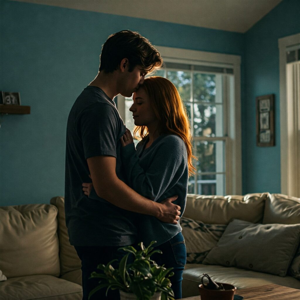 Couple loving after sexual wellness